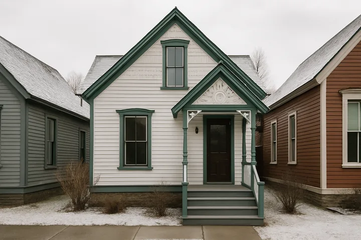 Illustrative downtown Breckenridge historic Main Street SFR